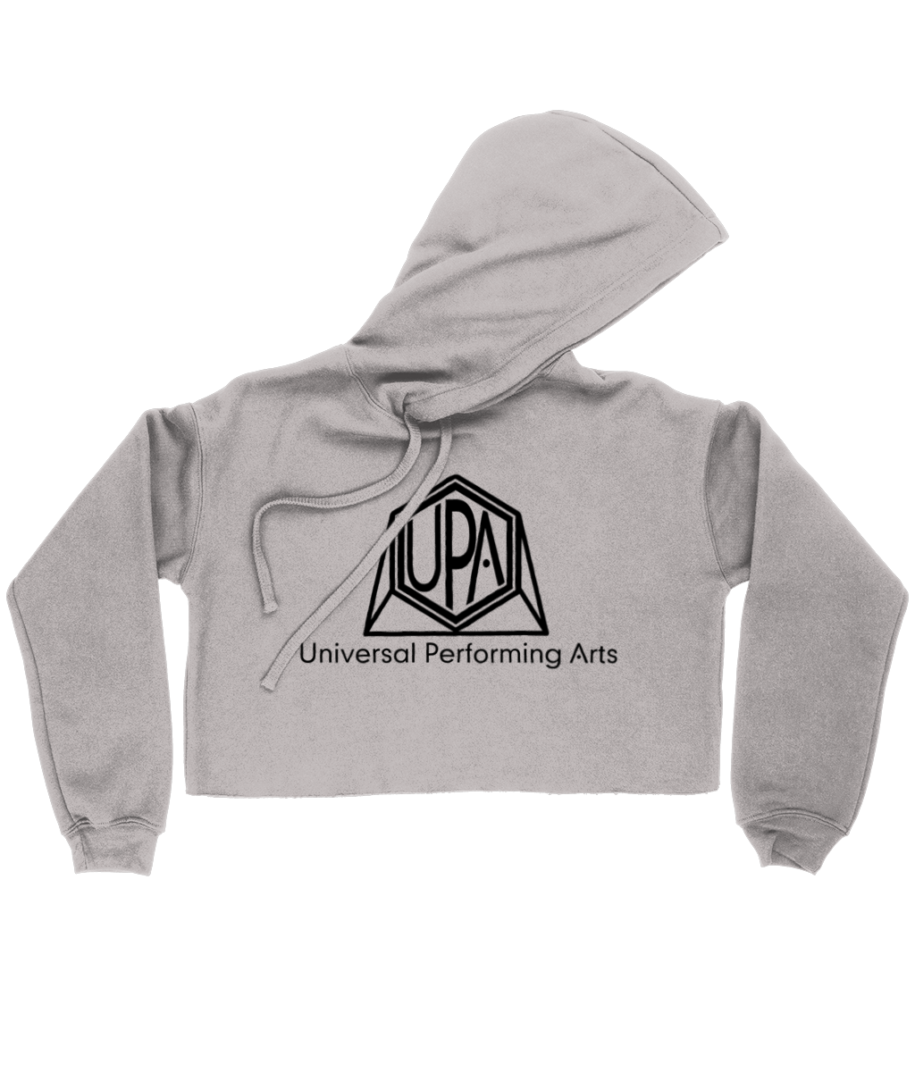 UPA crop hoodie - Black logo